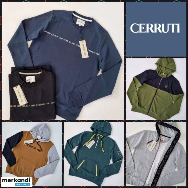 010029 Sudaderas de hombre Cerruti 1881. Composición de la mayoría de los modelos 100% algodón