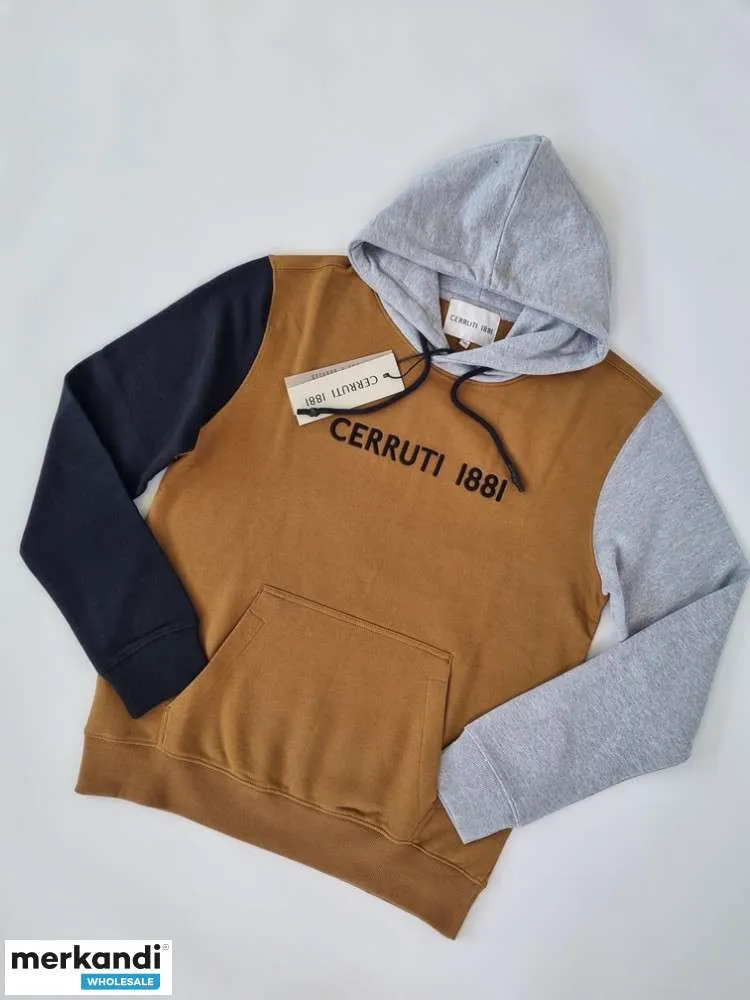 010029 Sudaderas de hombre Cerruti 1881. Composición de la mayoría de los modelos 100% algodón