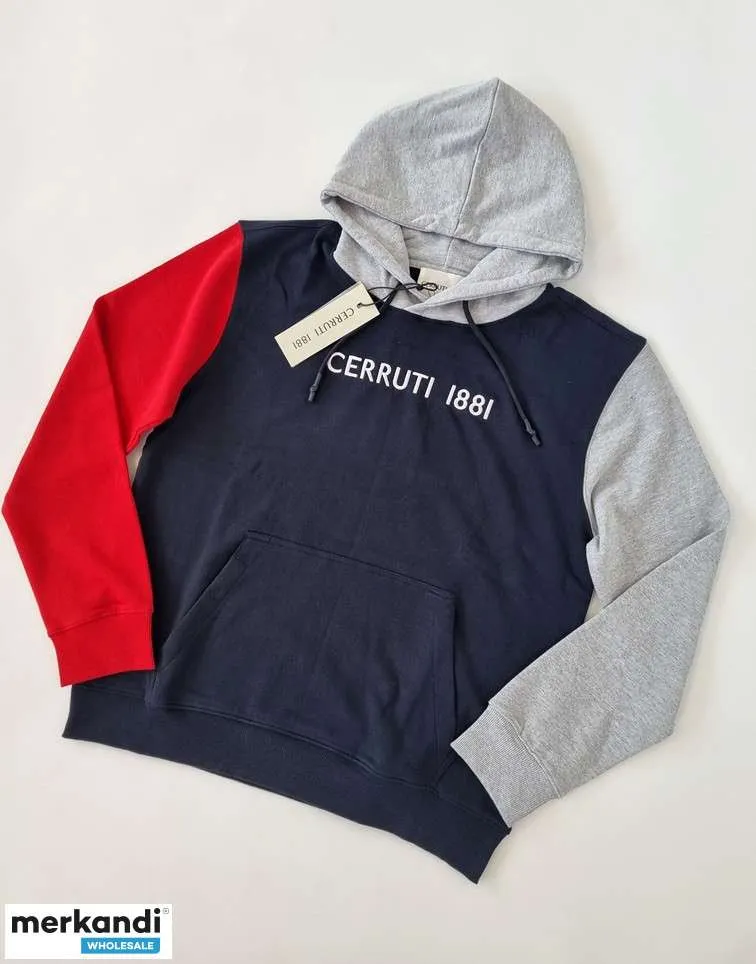 010029 Sudaderas de hombre Cerruti 1881. Composición de la mayoría de los modelos 100% algodón