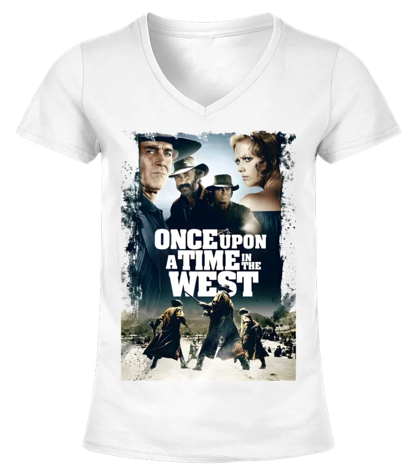 018. Once Upon a Time in the West WT Camiseta cuello pico Mujer