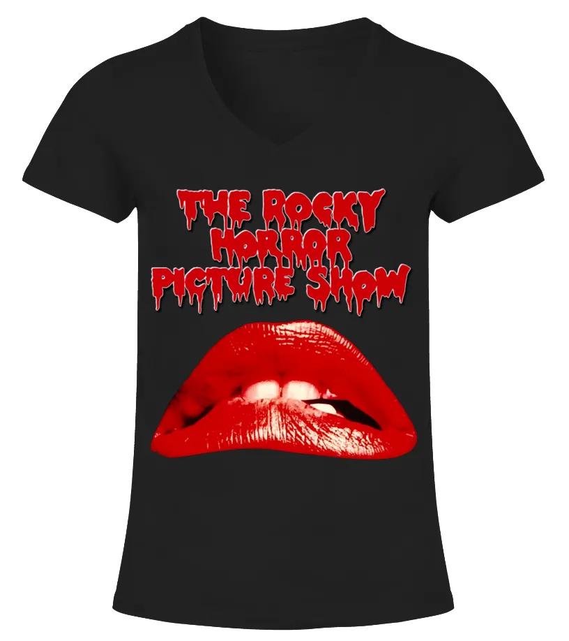 036. The Rocky Horror Show BK Camiseta cuello pico Mujer