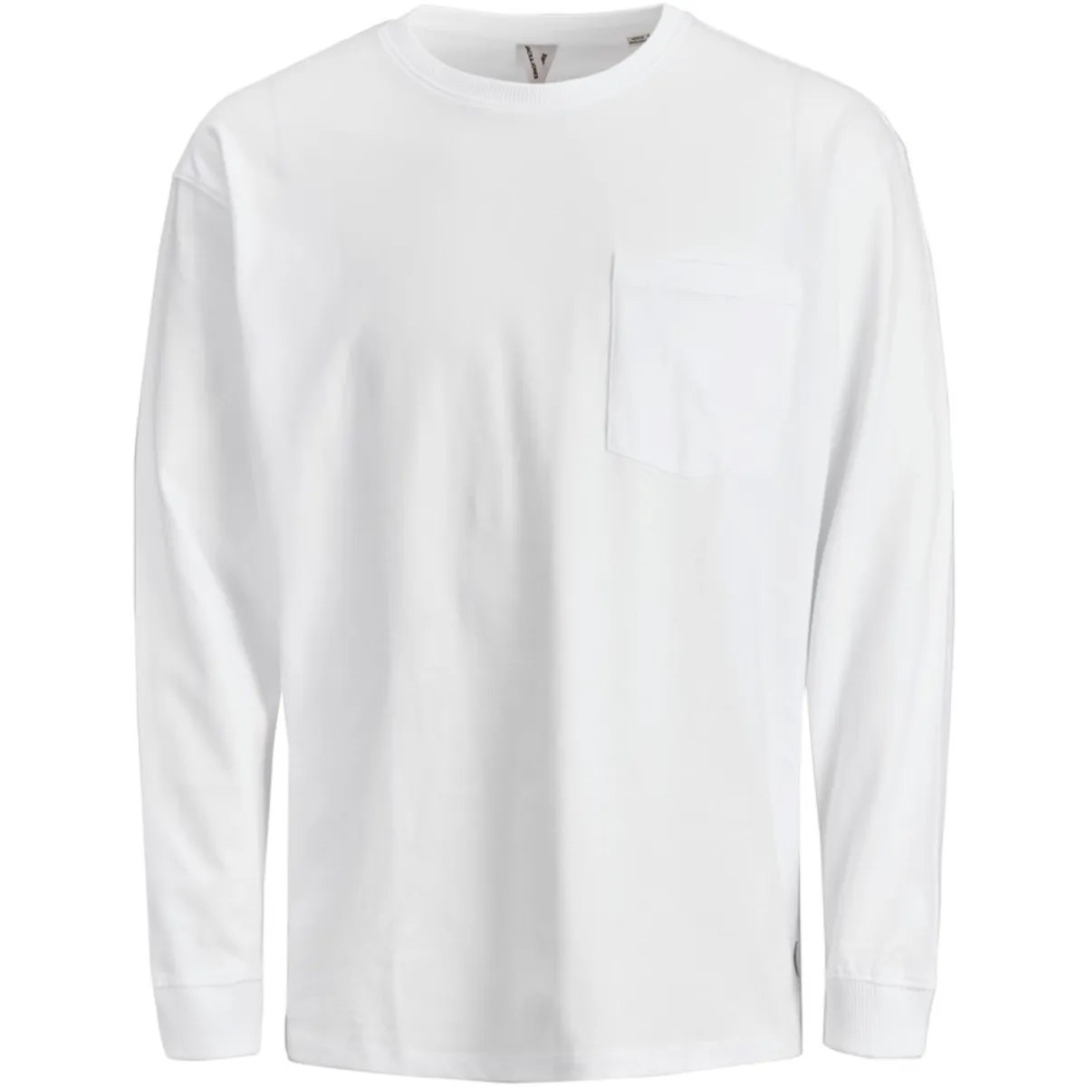 12218186 JWHTANBY TEE LS CREW NECK WHITE