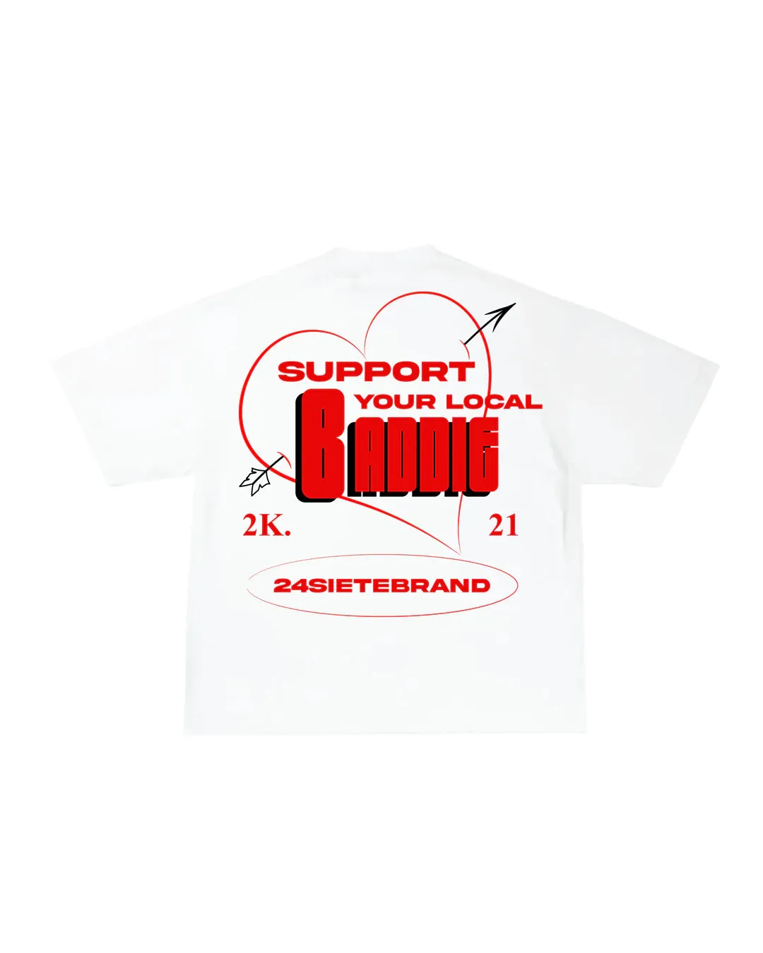 24SIETEBRAND  BADDIE TEE