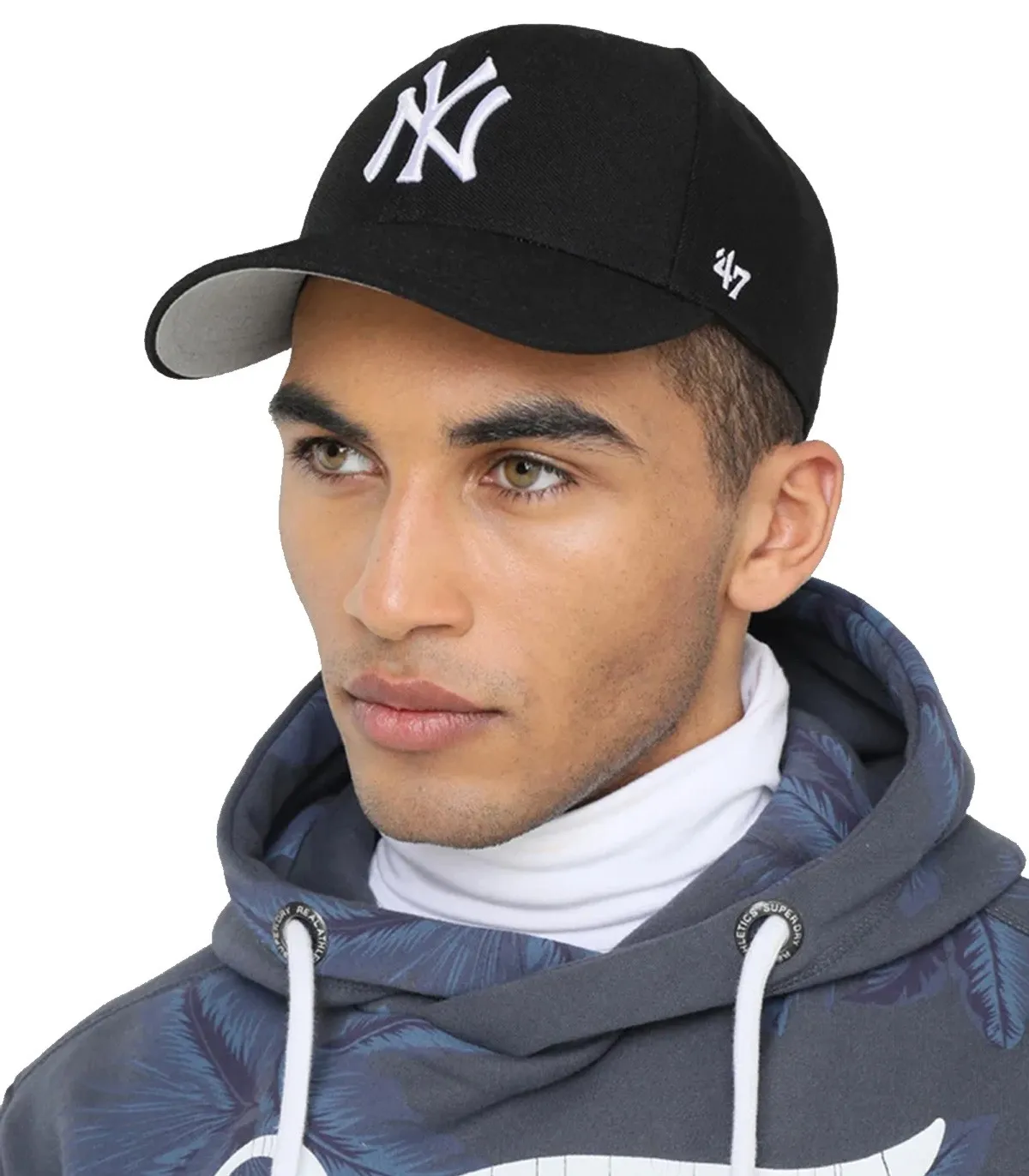47  GORRA UNISEX NEGRA  NY