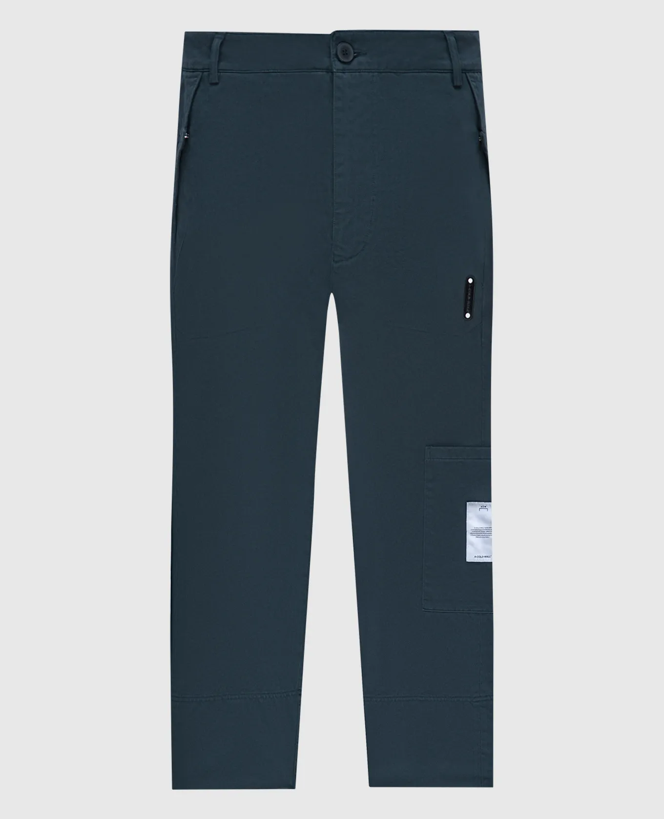 A Cold Wall Green pants with logo patch