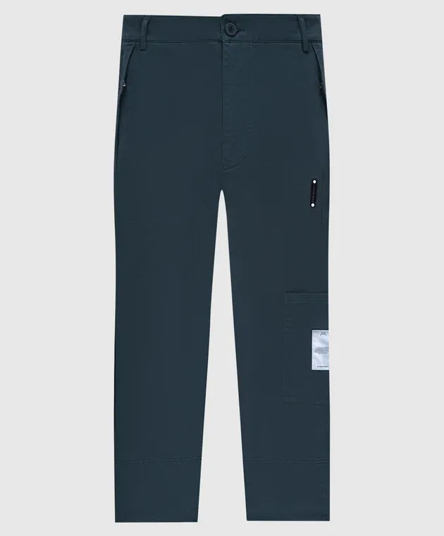 A Cold Wall Green pants with logo patch