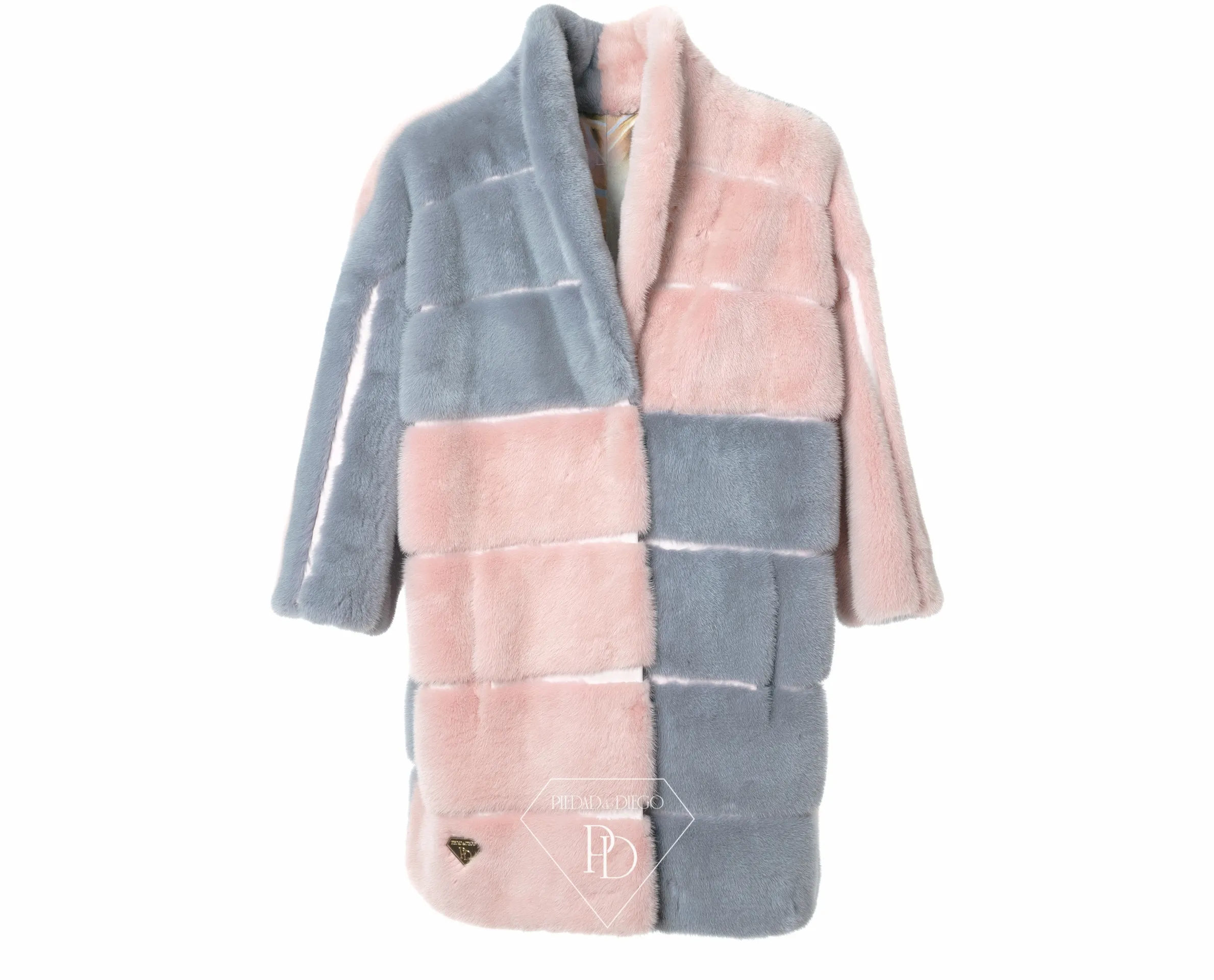 ABRIGO DE VISóN PINKGREY