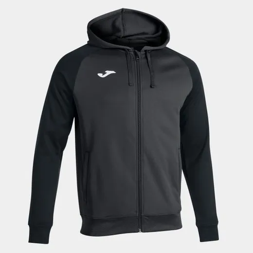 ACADEMY IV ZIPUP HOODIE ANTHRACITE BLACK