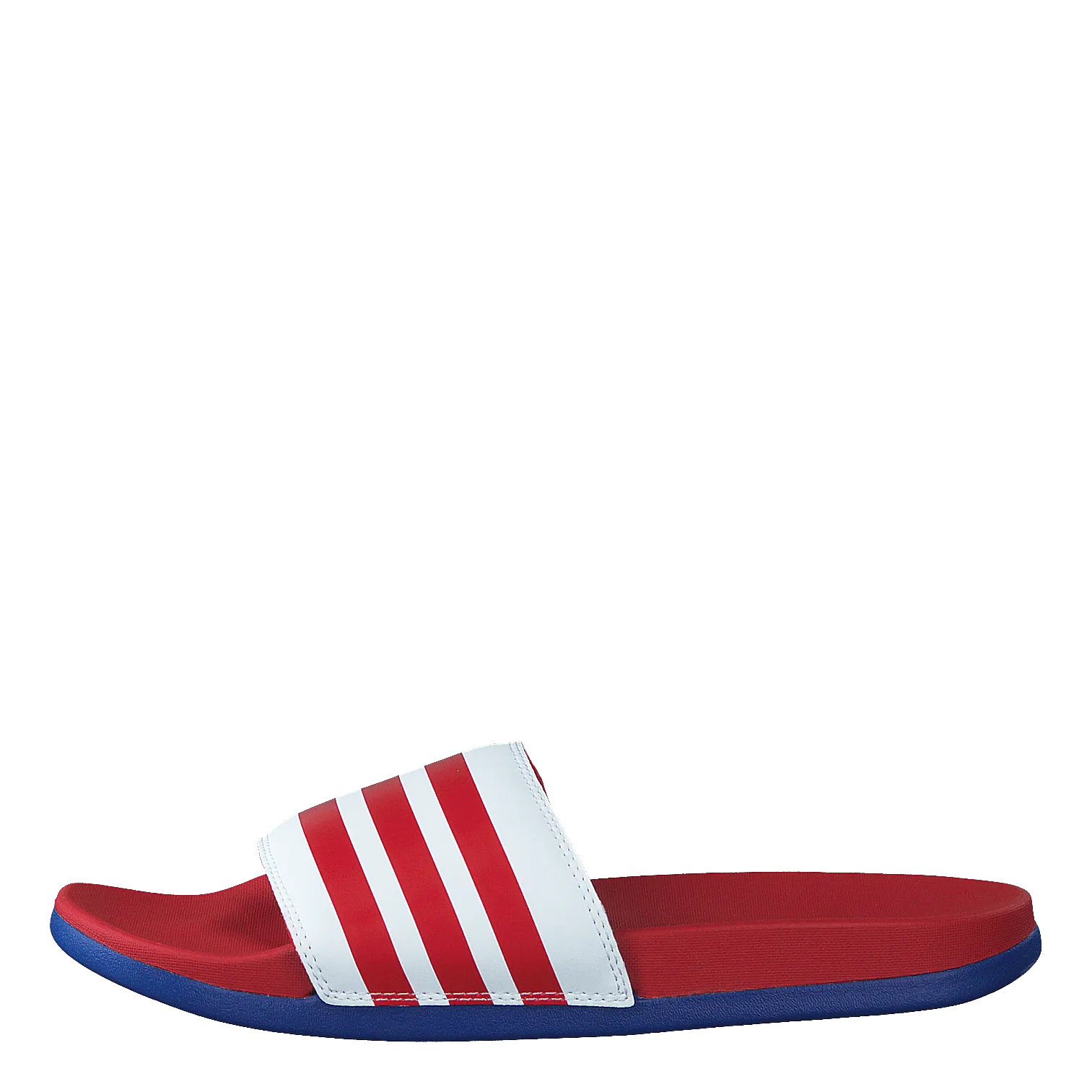 Adidas Adilette Comfort Ftwr White/scarlet/team Royal