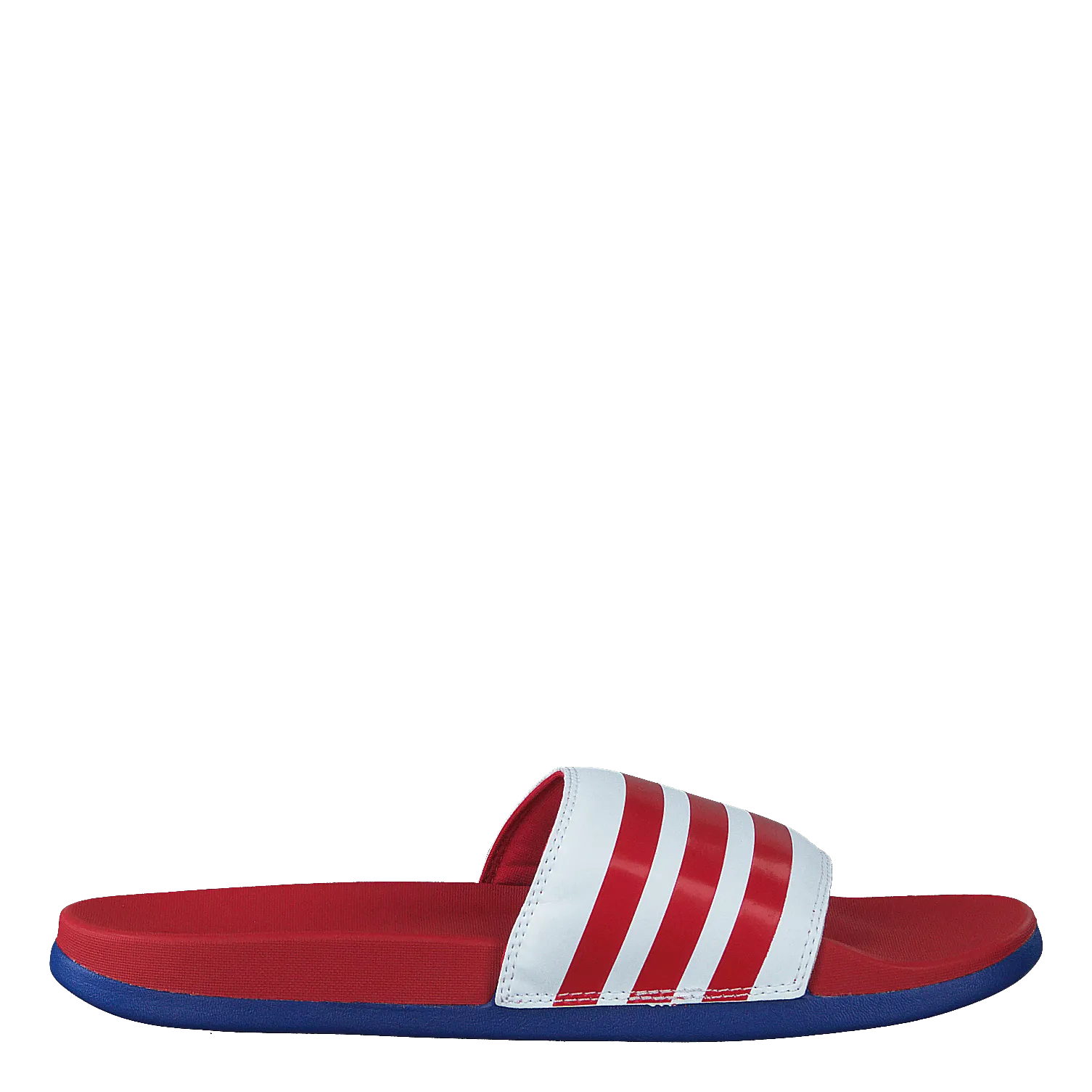 Adidas Adilette Comfort Ftwr White/scarlet/team Royal