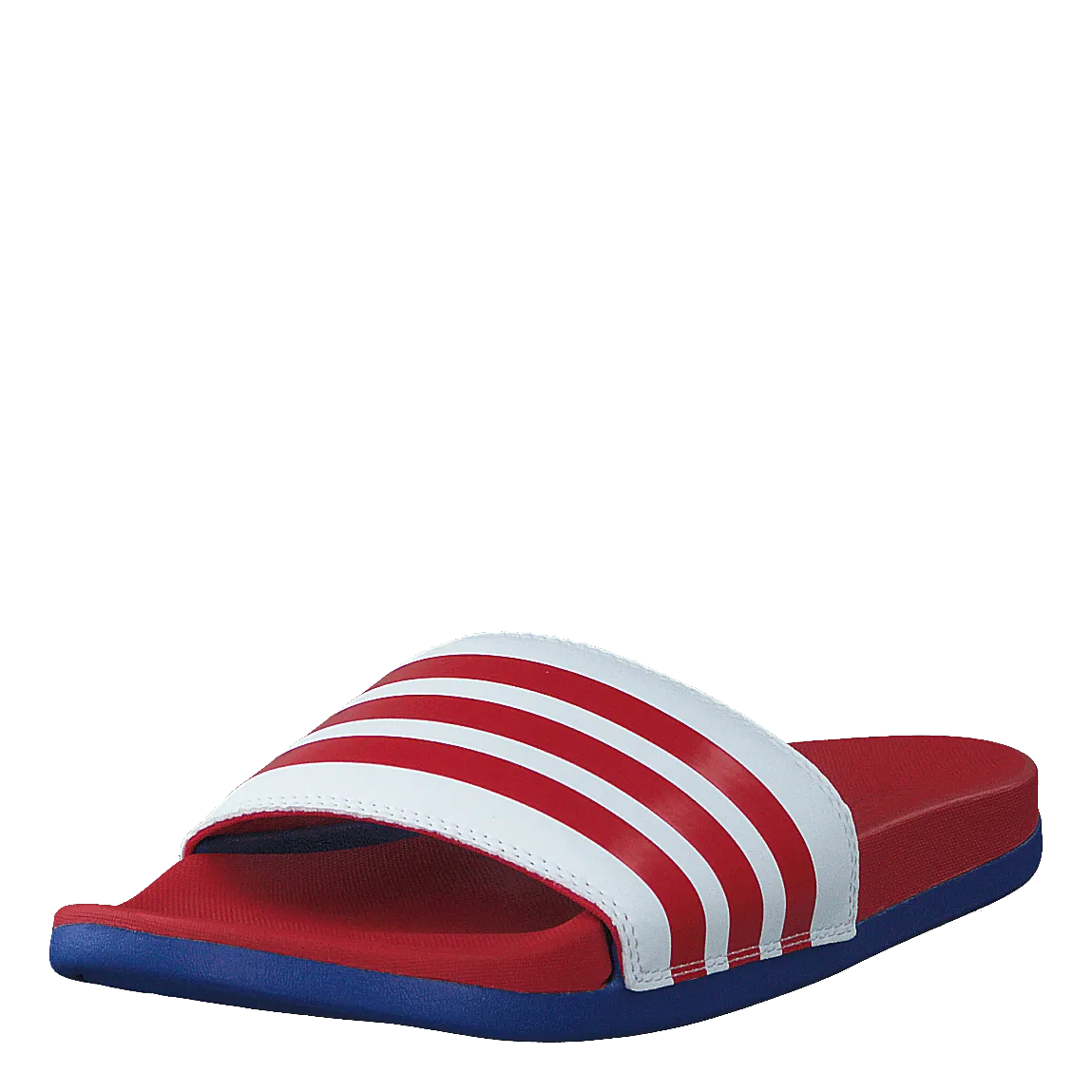 Adidas Adilette Comfort Ftwr White/scarlet/team Royal