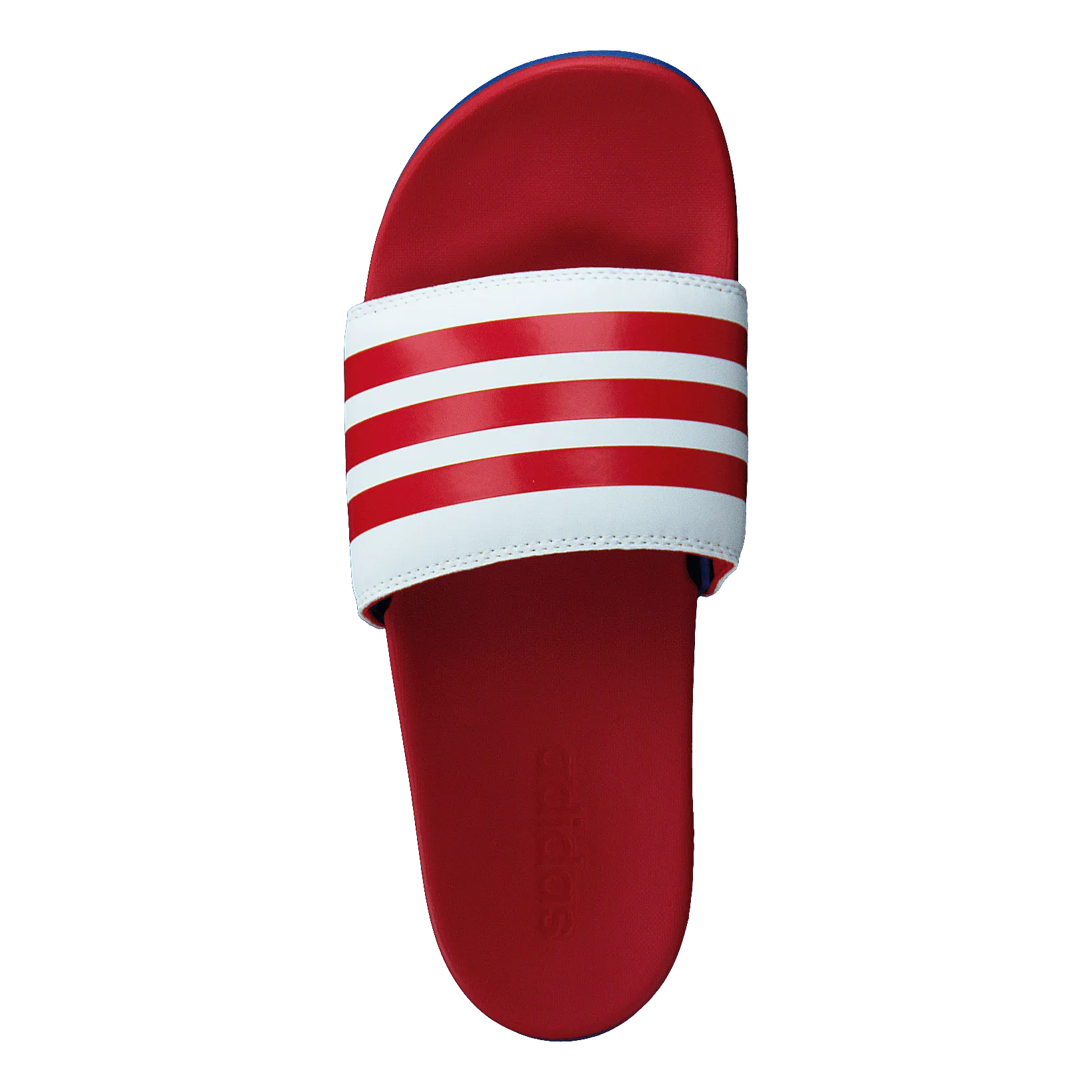 Adidas Adilette Comfort Ftwr White/scarlet/team Royal
