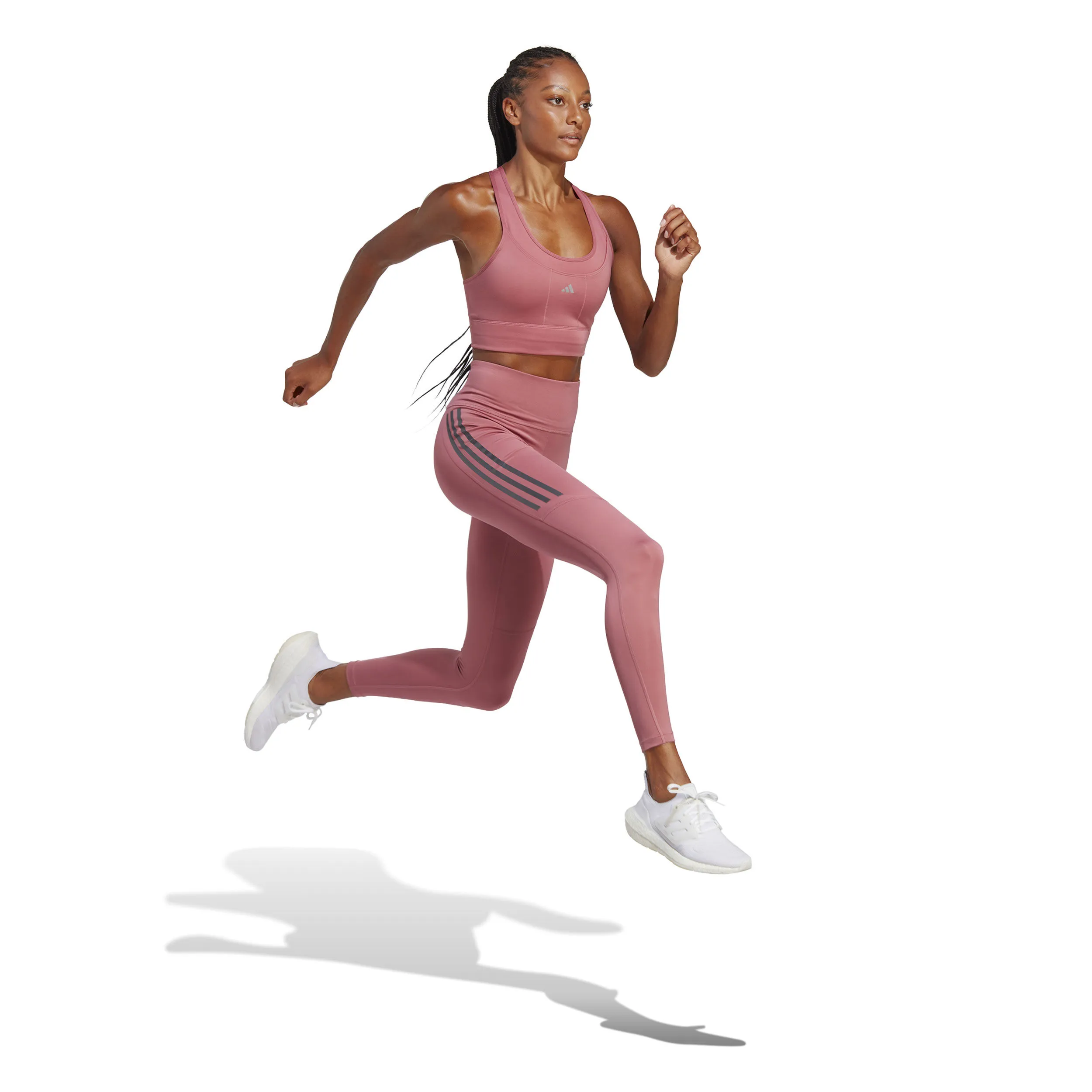 adidas DailyRun 3 Stripes 7/8 Malla Mujeres