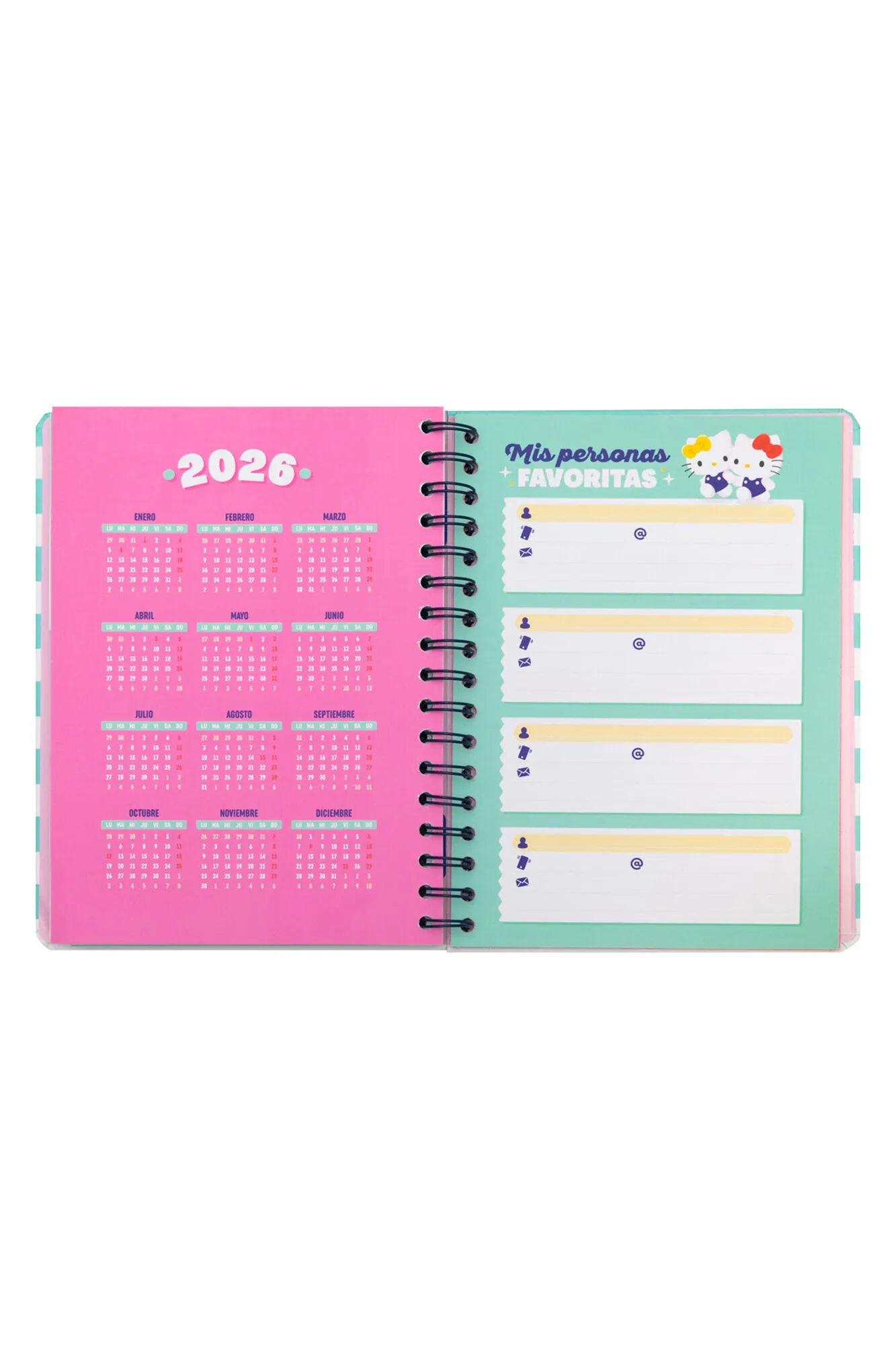 AGENDA 202425 HELLO KITTY X MR. WONDERFUL  365 D&IACUTE;AS FANT&AACUTE;STICOS