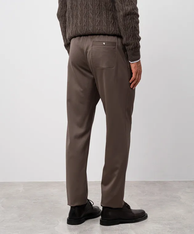 Agnona Brown pants made of wool