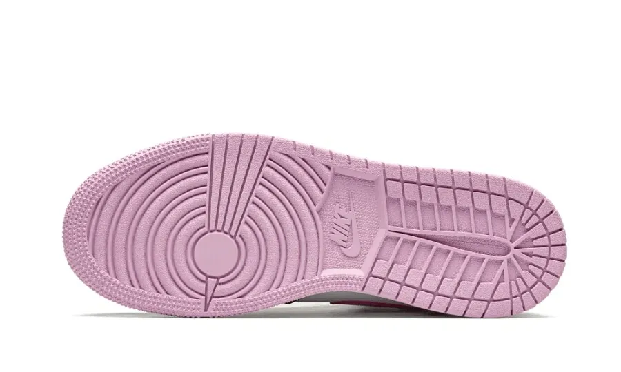 Air Jordan 1 Mid 'White Light Arctic Pink' GS