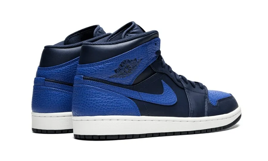 Air Jordan 1 Mid Obsidian Game Royal