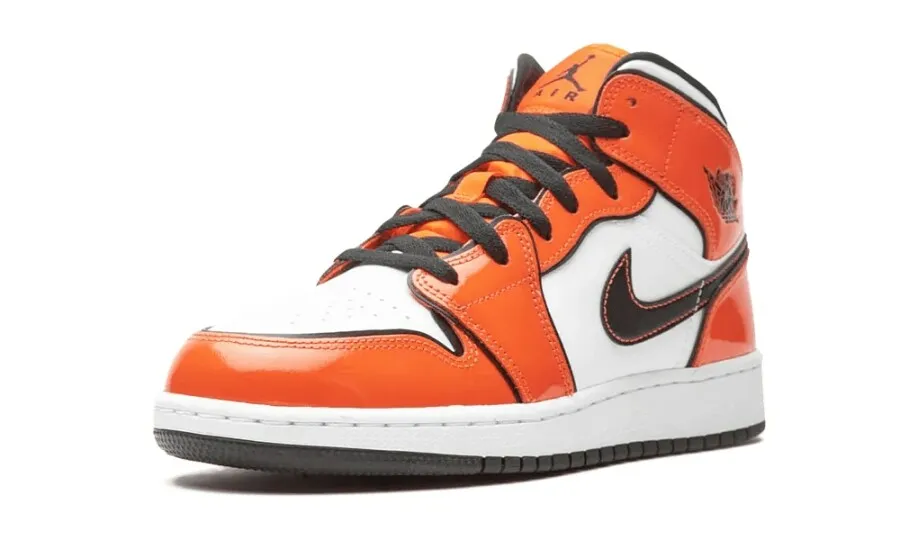 Air Jordan 1 Mid SE 'Turf Orange' (GS)