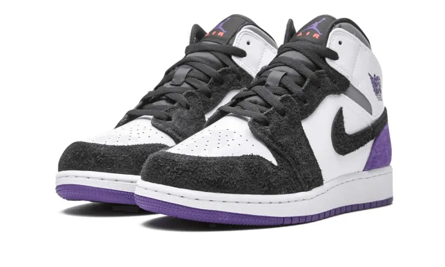 Air Jordan 1 Mid SE Purple (GS)