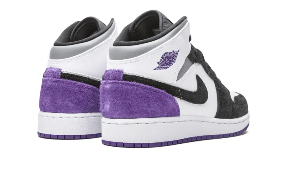 Air Jordan 1 Mid SE Purple (GS)