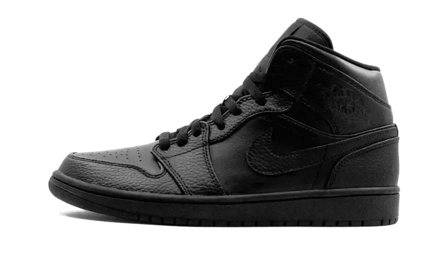 Air Jordan 1 Mid Triple Black