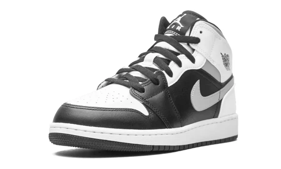 Air Jordan 1 Mid White Shadow (GS)