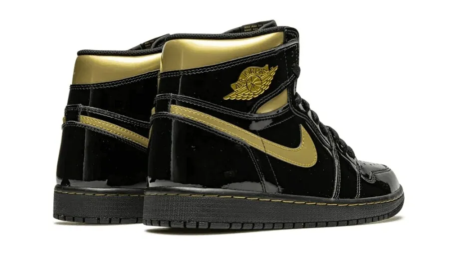 Air Jordan 1 Retro High Black Metallic Gold (2020)