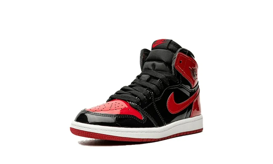 Air Jordan 1 Retro High OG Bred Patent (PS)