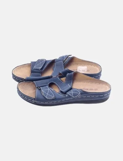 Amarpies Sandalia azul marina