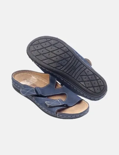 Amarpies Sandalia azul marina