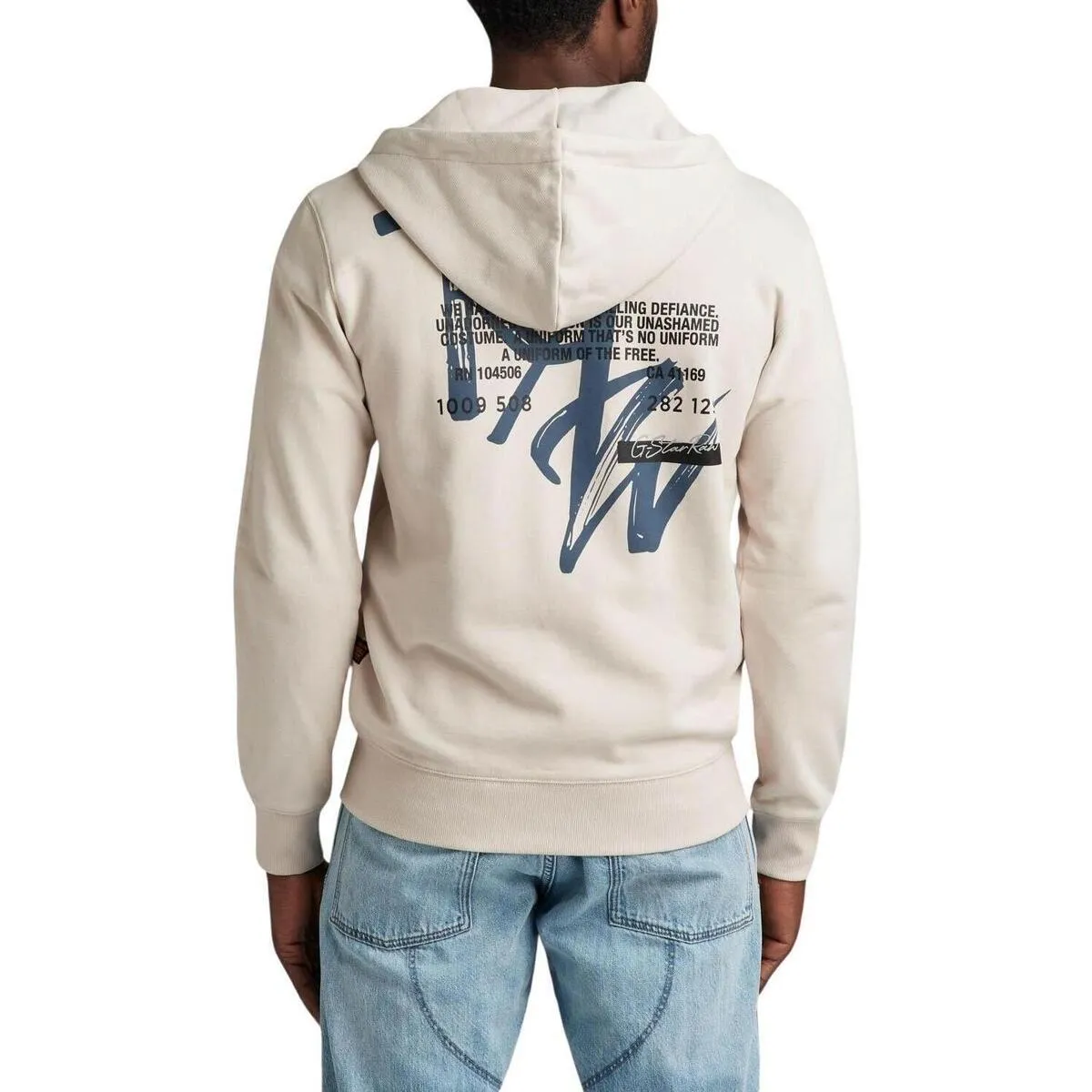 Back gr zip through hdd sw Looper sweat