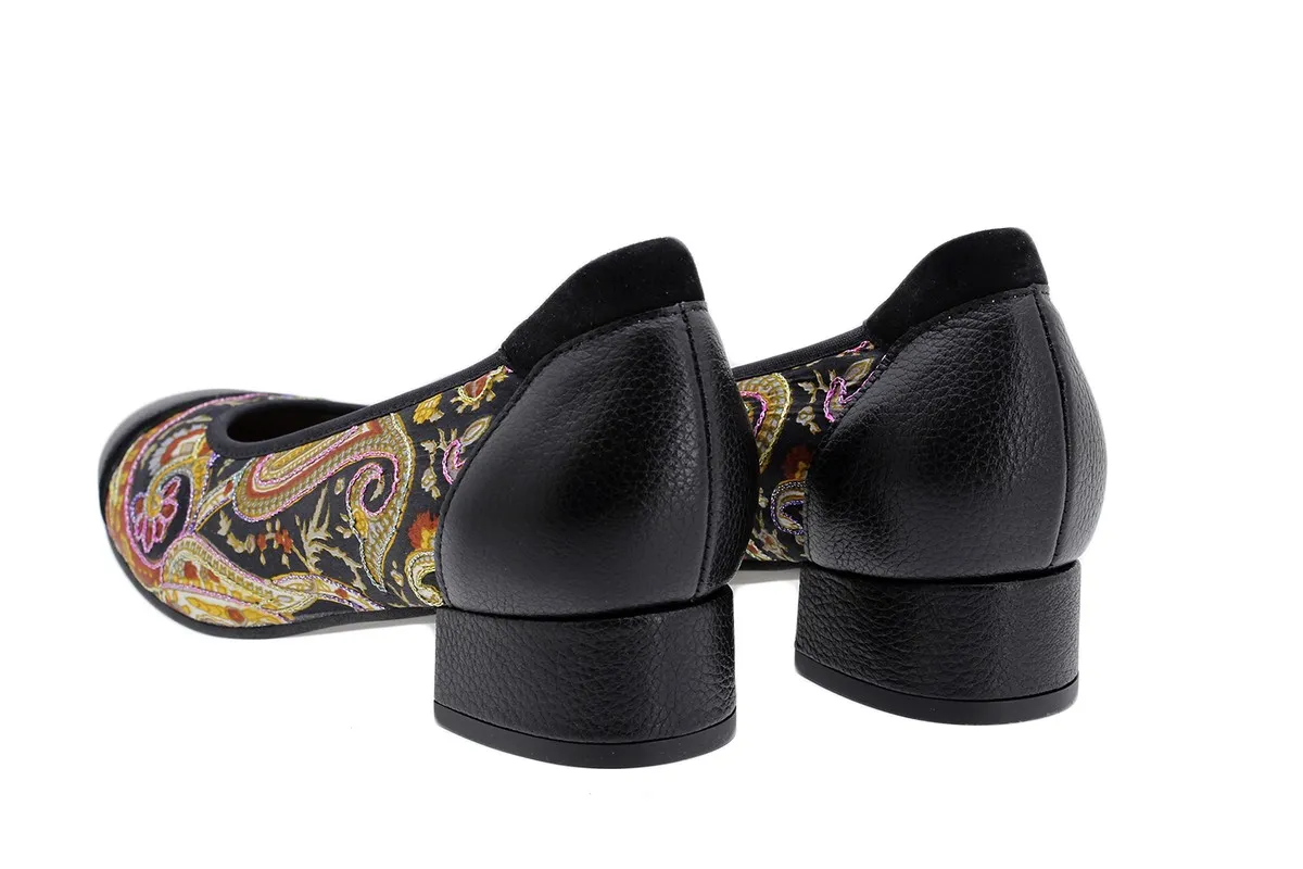 Ballerina Black Leather 185523T