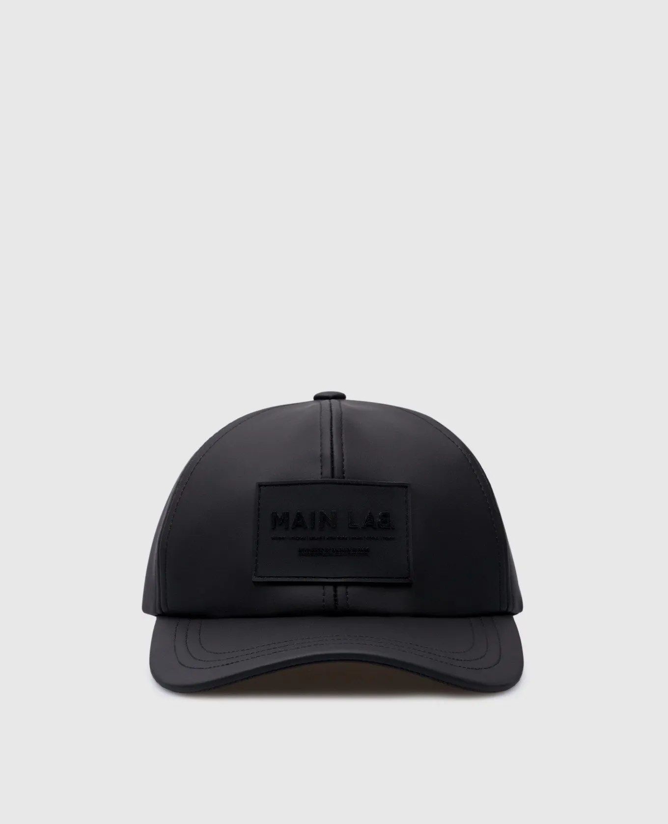 Balmain Black cap with logo patch