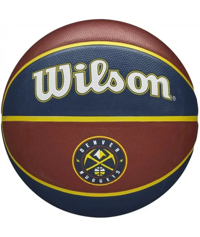 Balón de baloncesto Wilson NBA Tribute Nuggets Brown