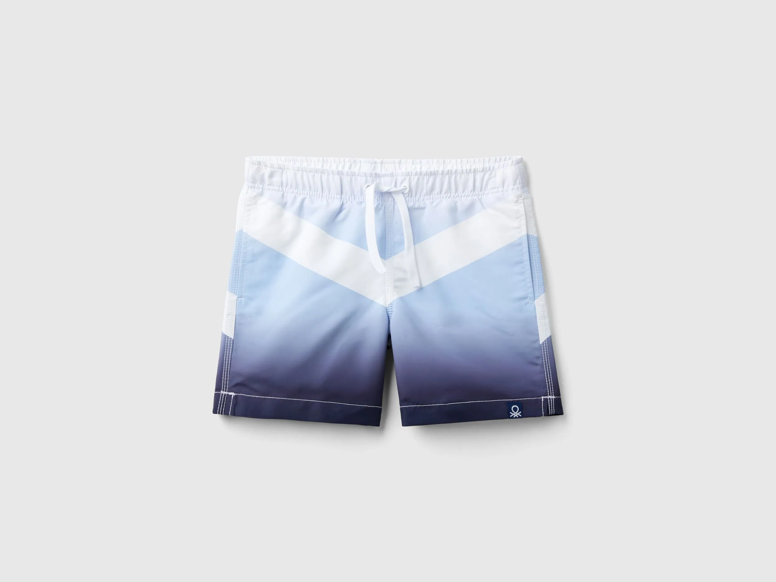 Bañador bóxer con estampado de logotipo