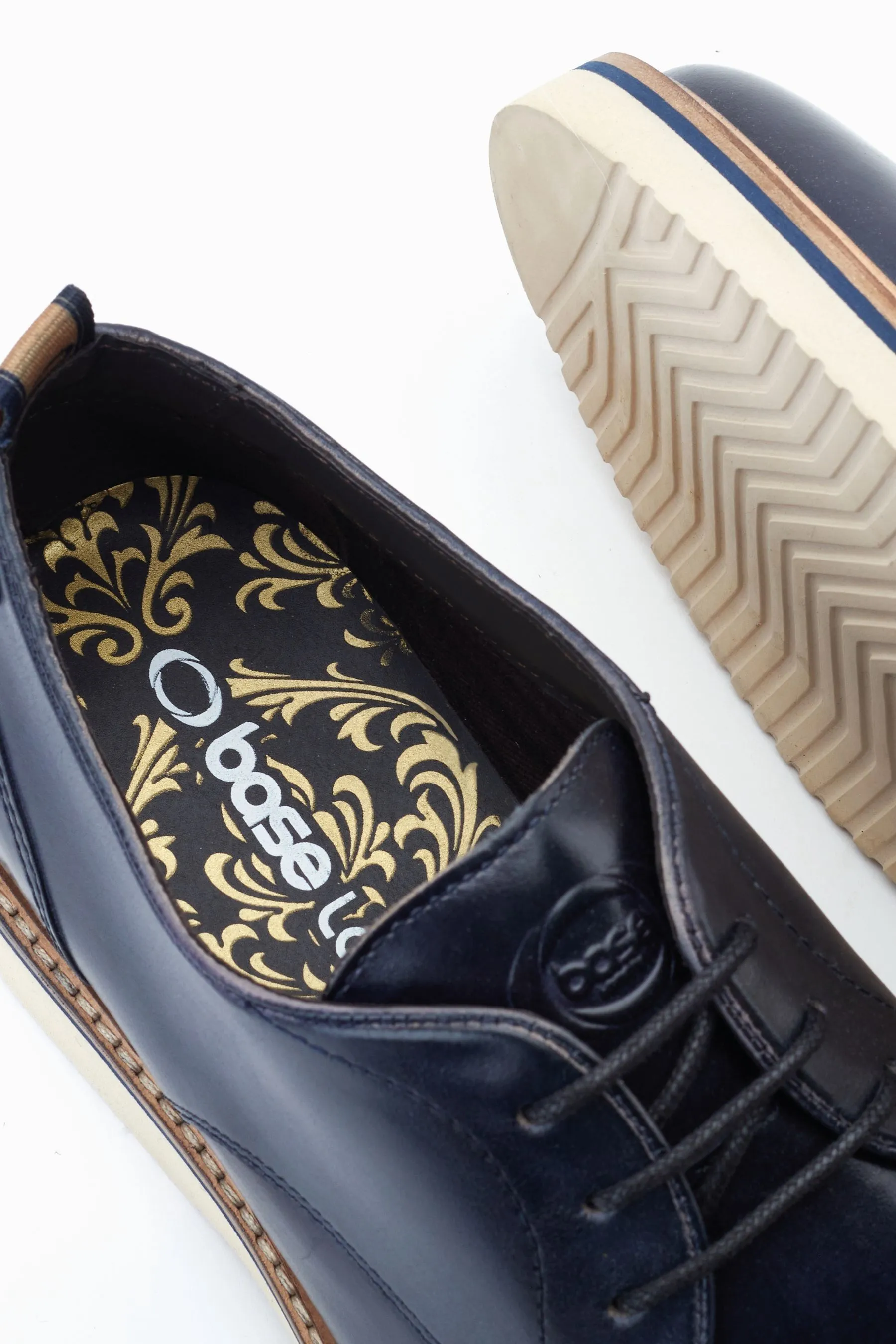 Base London Woody Lace Up Derby Shoes