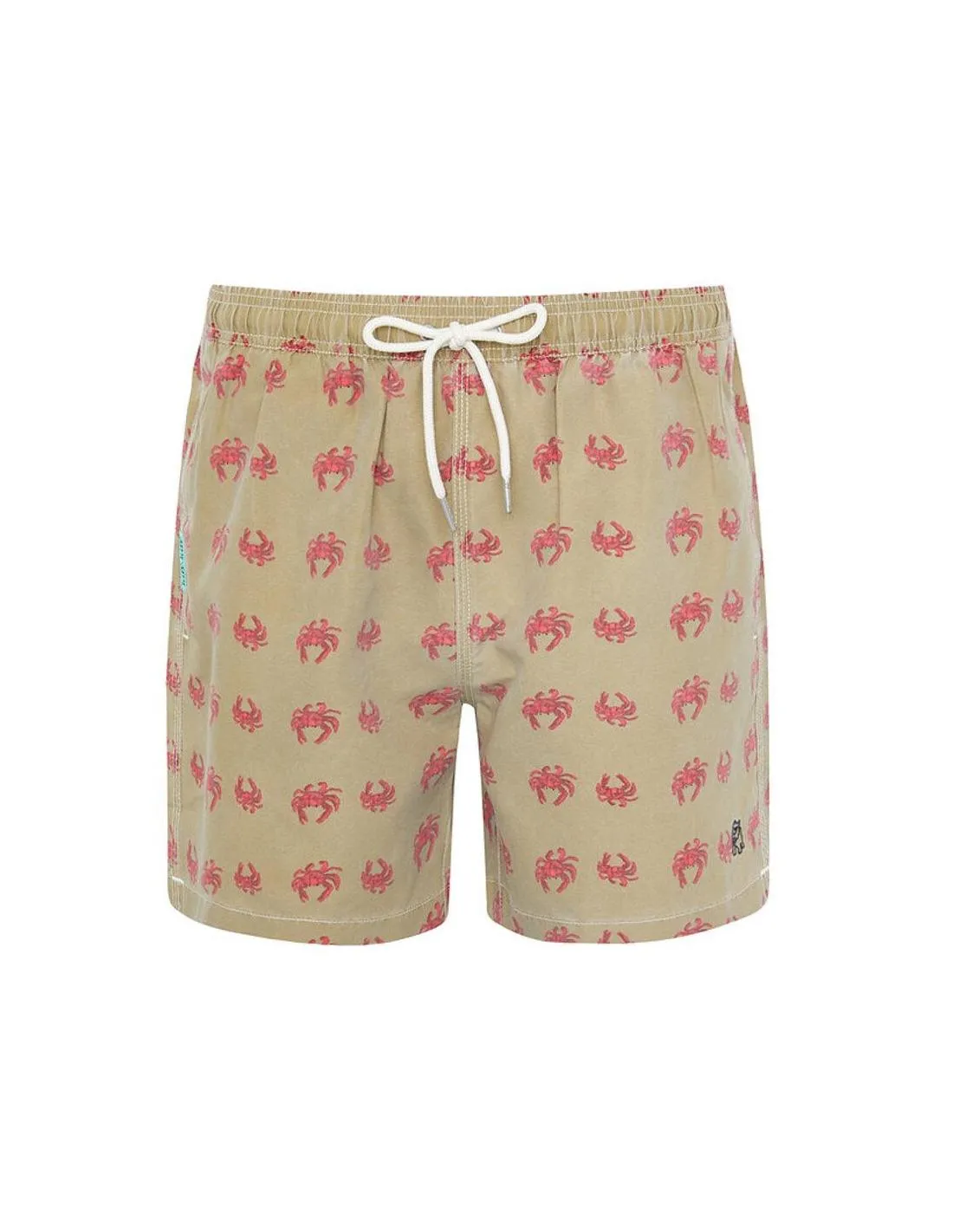BAÑADOR ESTAMPADO CANGREJO BEIGE KIFFKIFF