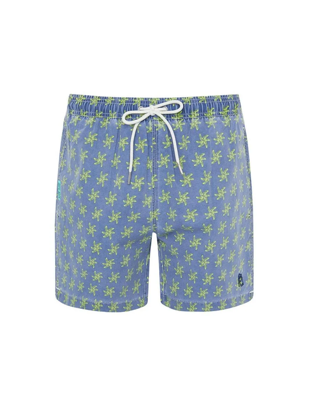 BAÑADOR ESTAMPADO PALMA AZUL KIFFKIFF