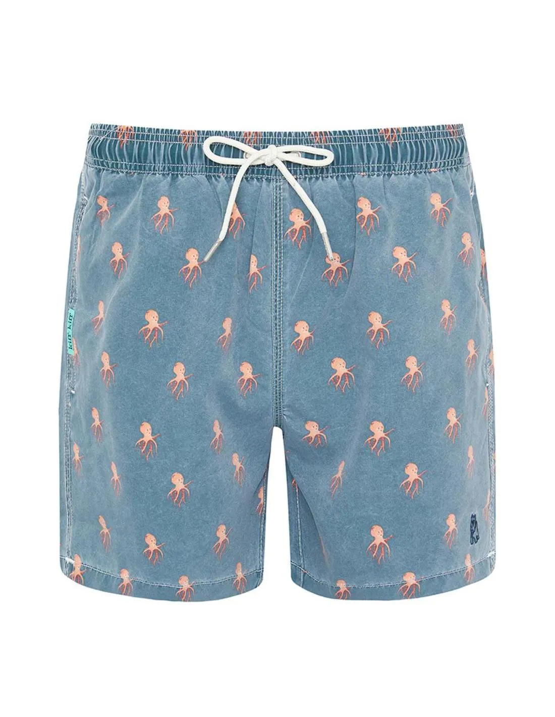 BAÑADOR ESTAMPADO PULPO VERDE KIFFKIFF