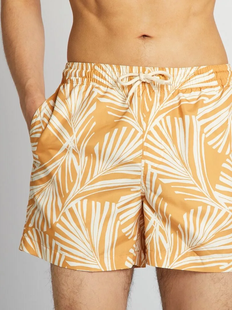 BAñADOR ESTAMPADO  AMARILLO