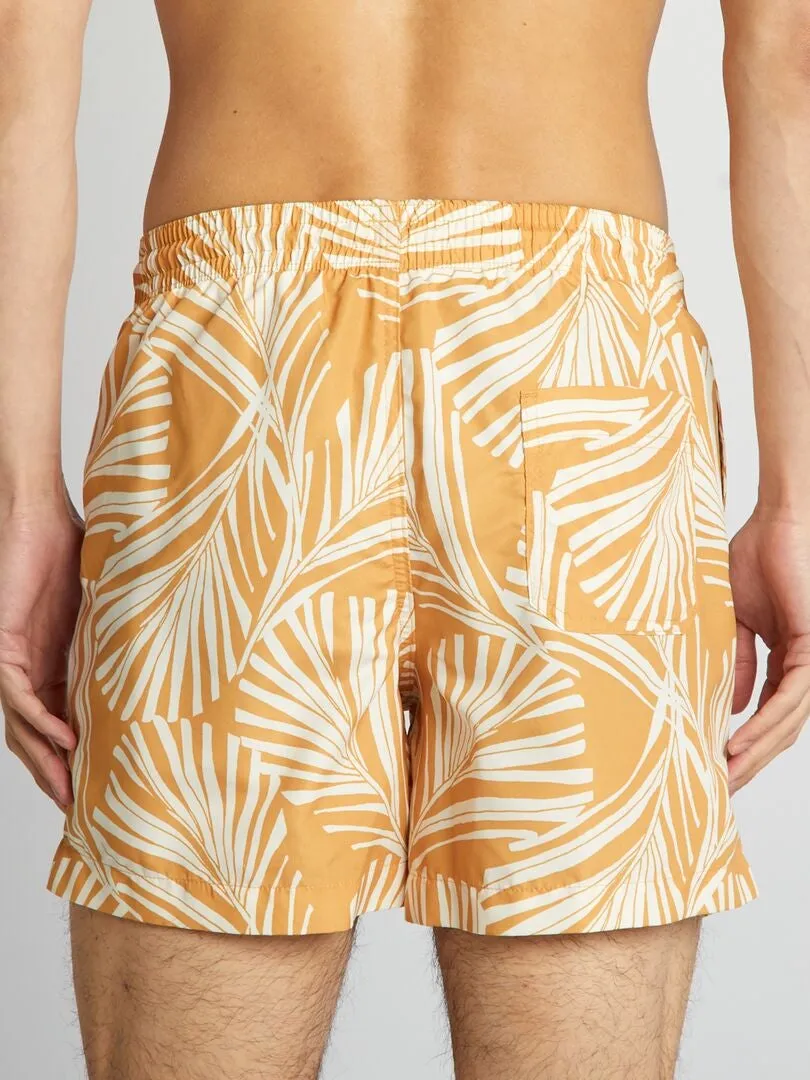 BAñADOR ESTAMPADO  AMARILLO
