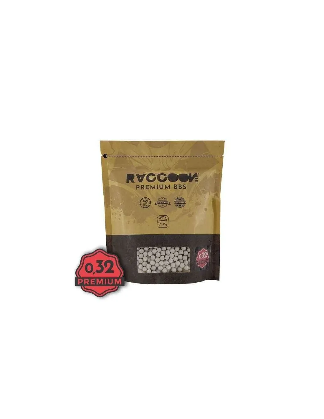 BBS PREMIUM BIO 0.32 1/2 KG  RACCOON
