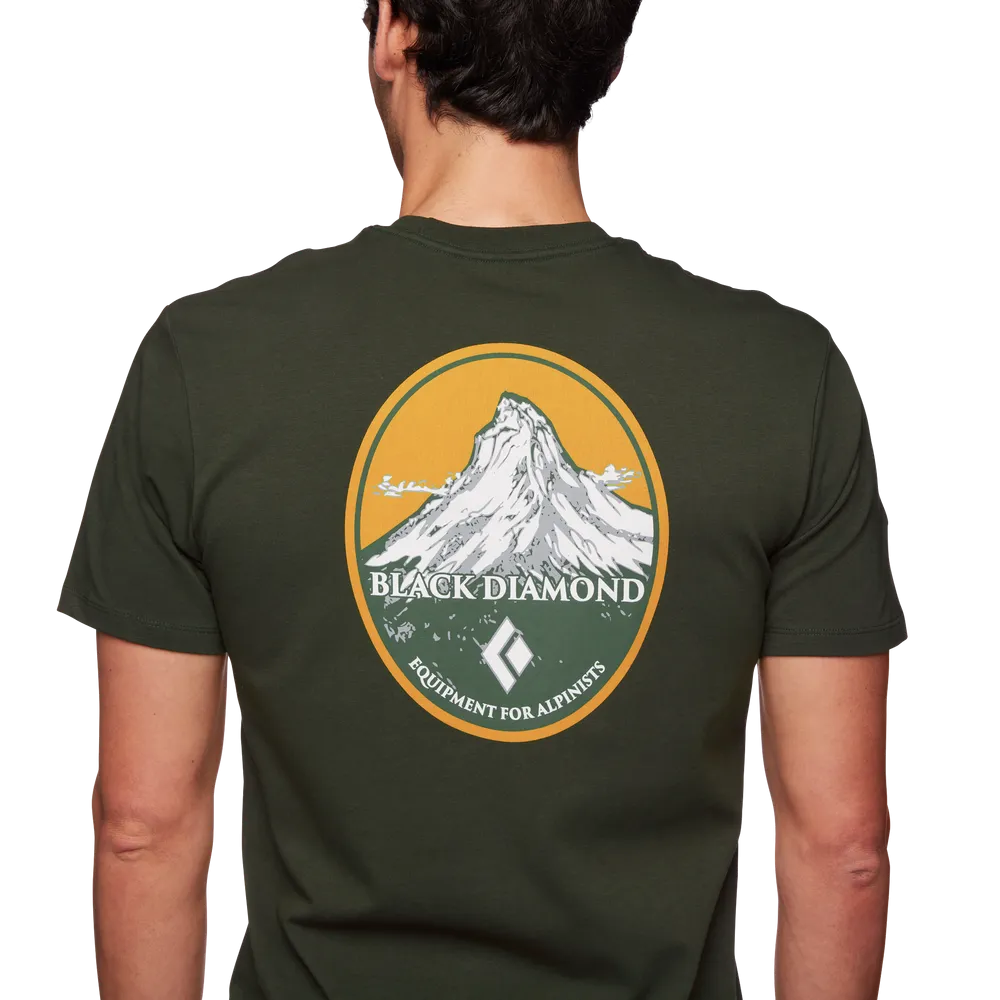 BD M BD MOUNTAIN BADGE SS TEE Cypress