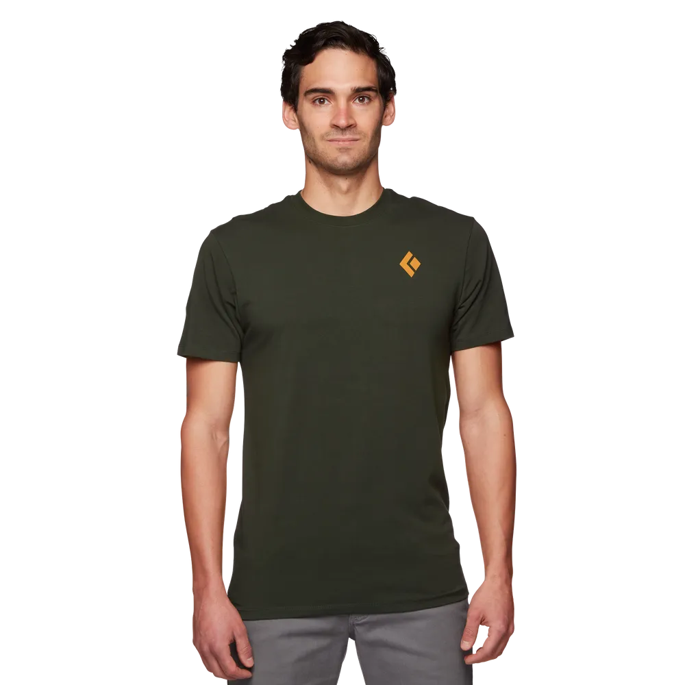BD M BD MOUNTAIN BADGE SS TEE Cypress