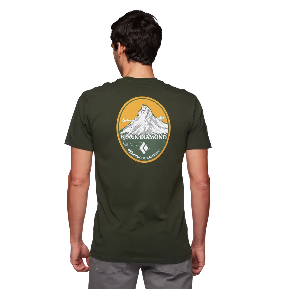 BD M BD MOUNTAIN BADGE SS TEE Cypress