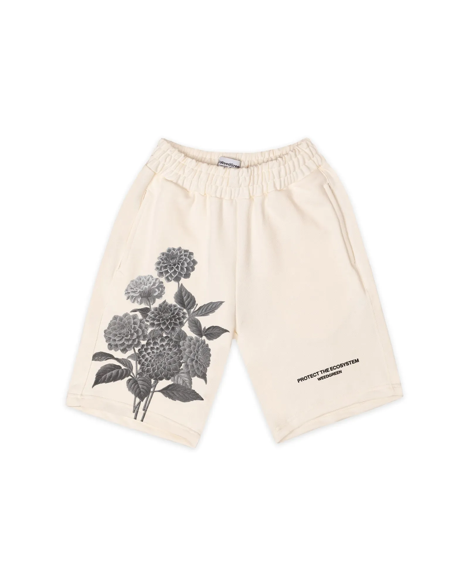 BERMUDA COMFY BLACK FLOWERS HUESO