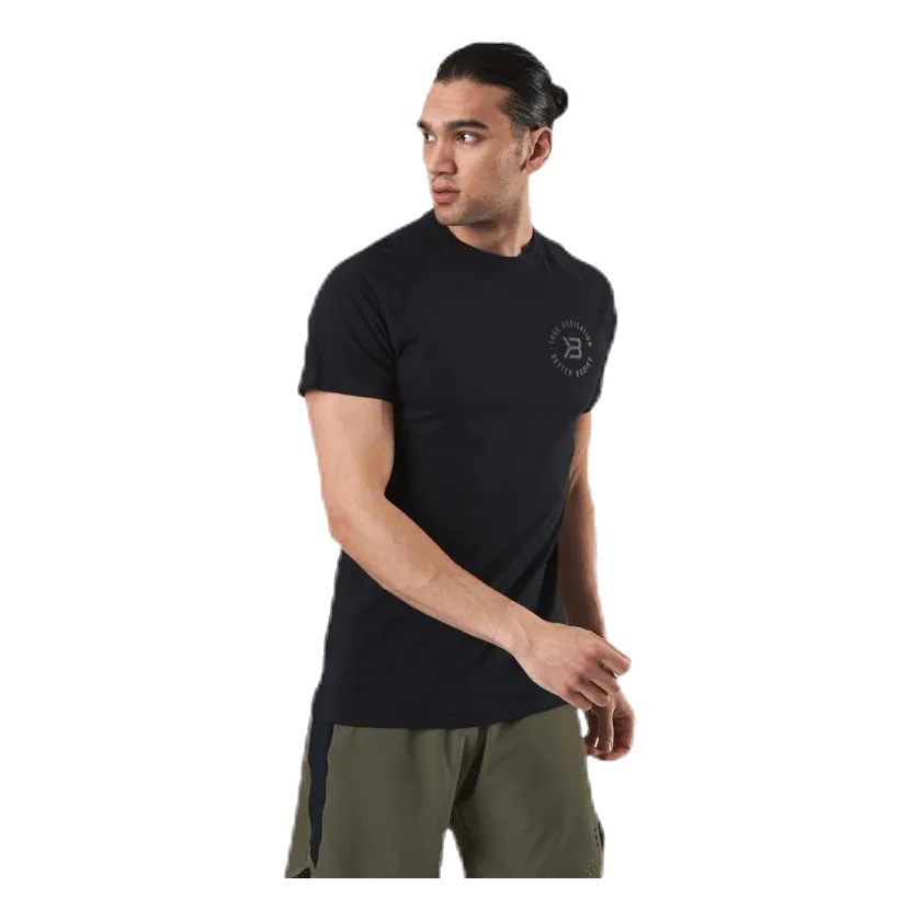 Better Bodies Gym Tapered Tee Black