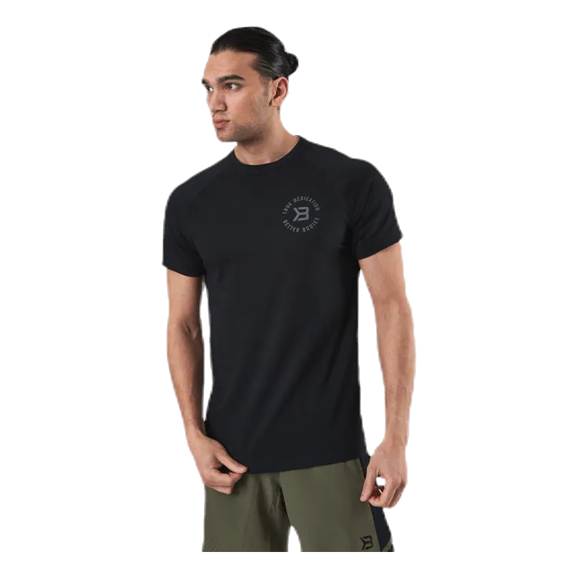 Better Bodies Gym Tapered Tee Black