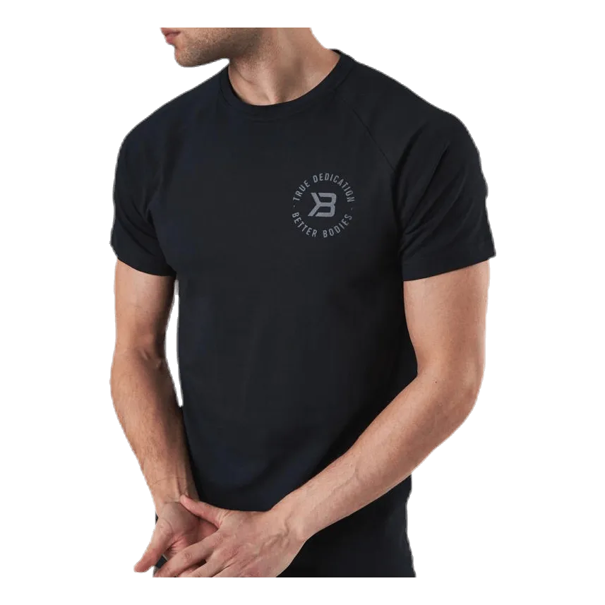 Better Bodies Gym Tapered Tee Black