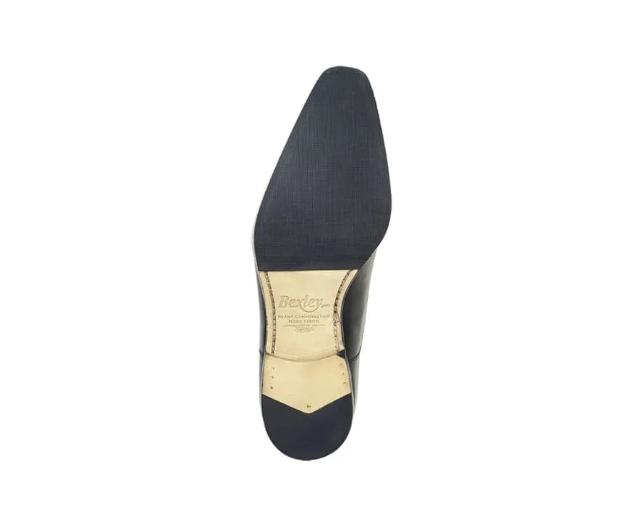 BLACK OXFORD SHOES  RUBBER PAD  TREMEZZO PATIN